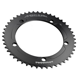 Miche Unisex's Primato Advanced Pista Track Chainring, Black, 53t