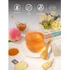 TeeLux Ginger Peach Turmeric Tea Bags, Warm Ginger with Tart