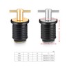 Gaderth Drain Plug, 3/4-inch, 1-inch or 1-1/4-Inch Snap, T-Shape Drain