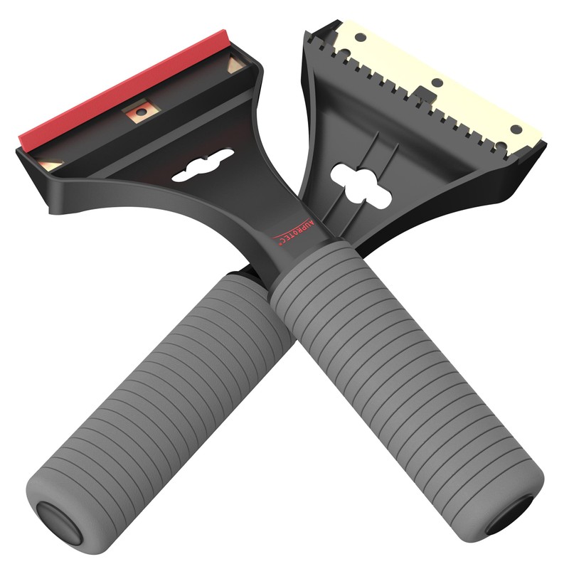 AUPROTEC Ice Scraper Brass convex Windscreen Scraper non-slip Super-Soft Grip