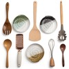 Ceramic Spoon Rest Cooking Spoon Holder for Stove Top, Modern