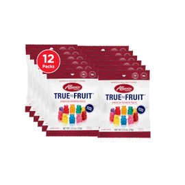 Albanese World's Best True to Fruit™ – American Favorite Fruits Gummies, 2.5oz Bag (Pack of 12), Individually Wrapped Soft & Chewy Candy Snacks