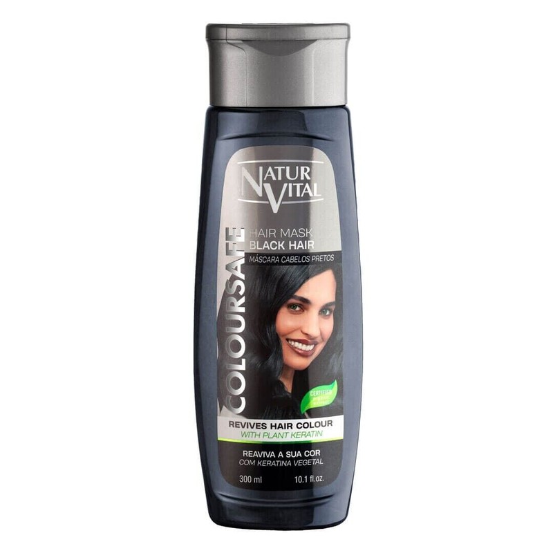 Natural Vital Black Hair Henna & Keratin Colour Safe Shampoo