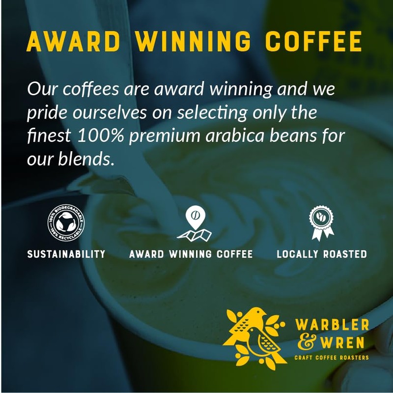 Warbler & Wren Bare Cherry Coffee Beans – 100% Arabica,