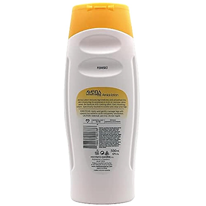 Avena Instituto Espanol Arnica Lotion Tired Legs, Improves Skin Appearance,