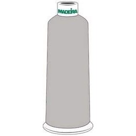 Madeira Rayon Embroidery Thread 5500yd Cone GRAY Color: 1087