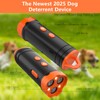 CRAYALIU 50FT Ultrasonic Dog Repellent, Portable Anti Bark Device with