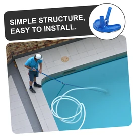 Kisangel Ground Pools Vacuum Head Replacement Suction Tank for Pool Cleaning Bath Tub Scrubber Pool Cleaning Vacuum Head