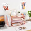 gianotter Desk Organizers and Accessories with File Holder, 4-Tier Desk