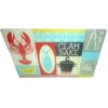 Nantucket Distributing COASTAL~  Glass Cutting Board ~ 7 3/4" X 11 3/4" ~ CLAMBAKE