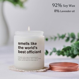 Funny Wedding Officiant Gifts, Unique Candle Gift for Wedding Professional, Best Women Men Officiant Gifts for Wedding Day