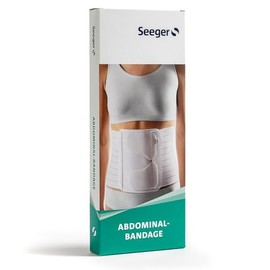 Seeger Abdominal Brace - Abdominal & Thoracic Support Belt, Post-Operative & Postpartum Compression, Belly Band for Post-Surgery & Childbirth Recovery, Height 21 cm, Made in Germany