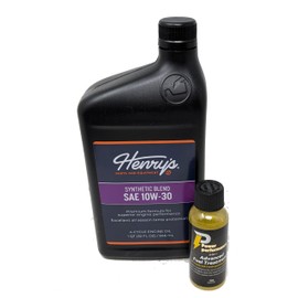 Henry's H3059017 SAE 10W-30 Synthetic Blend Engine Oil Quart and Fuel Treatment