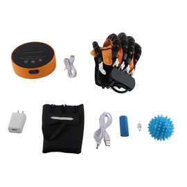 Finger Rehabilitation Trainer Robot Gloves Simulation Movement Hemiplegia Finger Training Device for Adults XXL