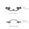 JETLAND French Provincial Drawer Pulls - 6-Pack, Ivory White, 3"
