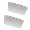 Ciieeo 2pcs Aluminium Alloy Bread Molds Toast Baking Pans for