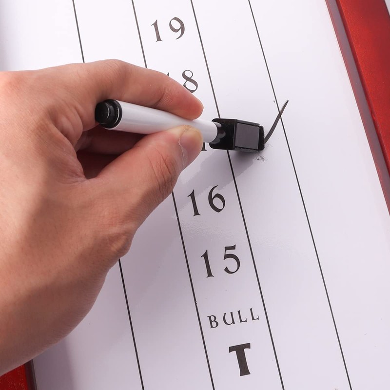 GSE Games & Sports Expert Dry-Erase Dart Scoreboard for Cricket
