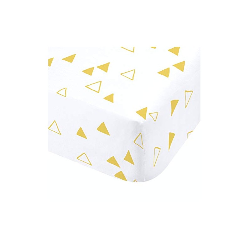 Catherine Lansfield Giraffe Easy Care Double Fitted Sheet Yellow