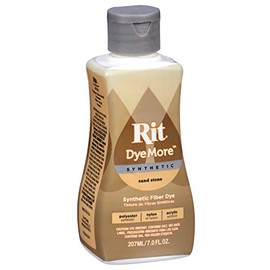 Rit DyeMore Liquid Fabric Dye for Synthetic Fabrics 207ml - 13 Colours (Sand Stone)