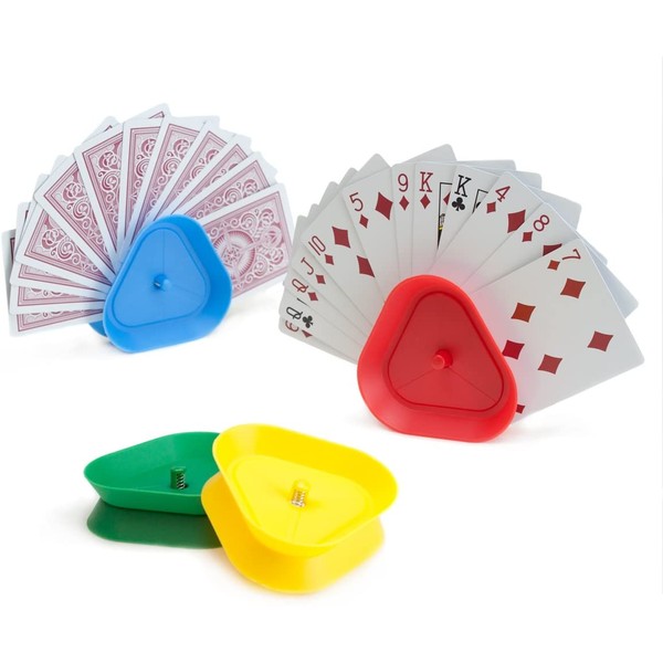 Brybelly Triangle Shaped Hands-Free Playing Card Holder