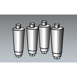 Scotsman KLP24A 4" Adjustable Legs, Plastic with Metallic Foot for HID Models (Set of 4)