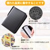 File PU Cloak Portable Zipper Card Collection (4 Pockets Holds