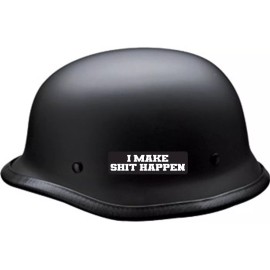 USA Biker Goods I Make Sh*t Happen Motorcycle Helmet Sticker Motorcycle Helmet Stickers