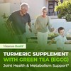 Turmeric Curcumin Supplement with Green Tea Extract (ECGC) & Vitamin