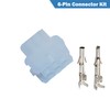 6-Pin Connector Kit for 14-20AWG 2.13 mm Accurate Diameter for