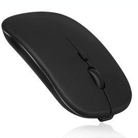 UrbanX - mouse Bluetooth, color negro medianoche, agradable a la piel, sin ruido, garantía de calidad