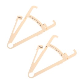LALAFINA 4pcs Handheld Caliper Adipometer Fat Percentage Caliper for Men Women Skin Measurement Tape Tool