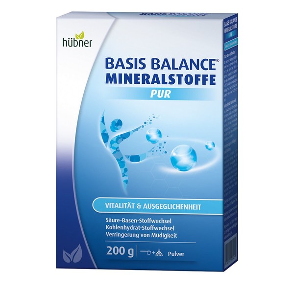 Hübner Basis Balance Minerals Pure for Acid-Base Metabolism, Carbon Hydrate Metabolism
