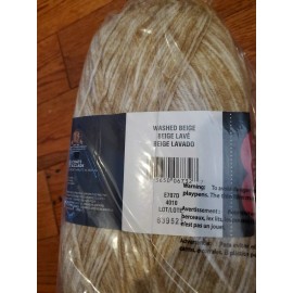 Red Heart Comfort Yarn COMFORT Medium WASHED BEIGE 649 Yards 12 Oz Brand New