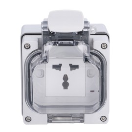Weatherproof Outdoor Outlets IP66 Extra Duty Outdoors Decorator for Gardens 250V 13A