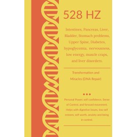 Solfeggio 528 HZ Healing  Scalar frequency Imprinted Body patch