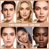 Base Maquillaje Líquida Color Protección Solar Facial Resistente Agua Ligera
