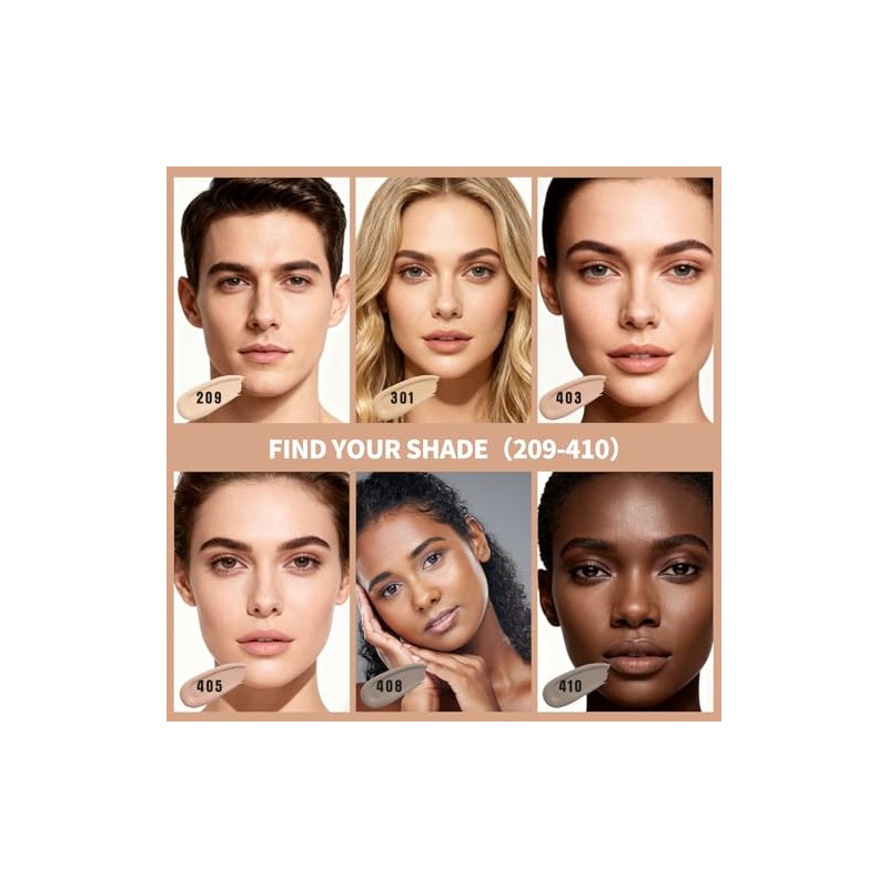 Base Maquillaje Líquida Color Protección Solar Facial Resistente Agua Ligera