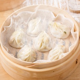 Beauty PLAYER Steaming Cloth for Steamers Sheet Seiro Seiro Steaming Cloth for Food Grade Heat Resistant Durable Reusable Washable Cooking Paper White (Round 7.9 inches (20 cm)