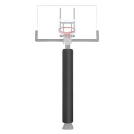 VANCL Basketball Goal Pole Pad 6FT Tall, 2" Thick Foam Padding for 3'' Round Poles, Waterproof & Durable –Garage, Basement, Outdoor Court Safety Pad Grey
