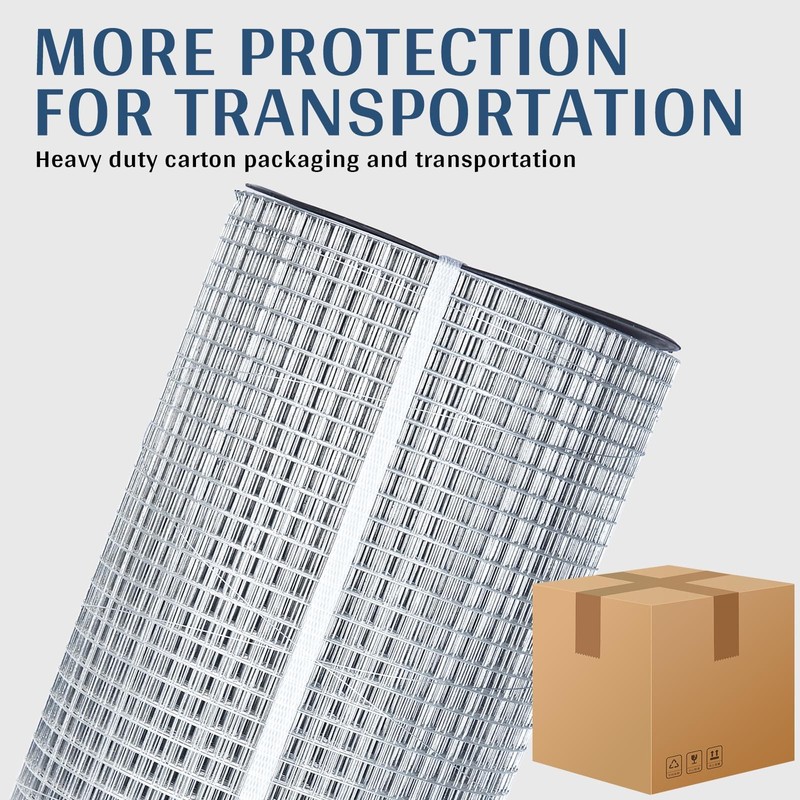 Salmut Chicken Wire Mesh Roll, Hardware Cloth 1/4 in. x