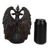 Pagan Occult Sabbatic Goat Idol Baphomet Sitting Meditation Figurine 8"H