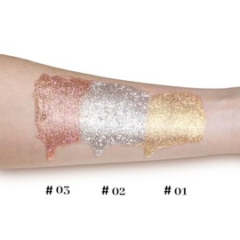 UCANBE Iluminador corporal hidratante con brillo, gotas luminizadoras para el cuerpo, brillo líquido para el rostro, con destellos, ideal para regalar
