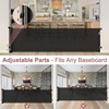85" Wide Retractable Baby Gate for Stairs, Long Dog Gate,