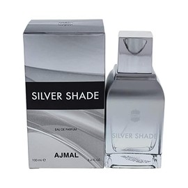 Ajmal Silver Shade Eau De Parfum Spray For Menfree vials, 3.4 Fl Oz (Pack of 1)