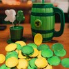 LOJAYUVE St Patricks Day Gold Coins, 56-Pack (28 Green &