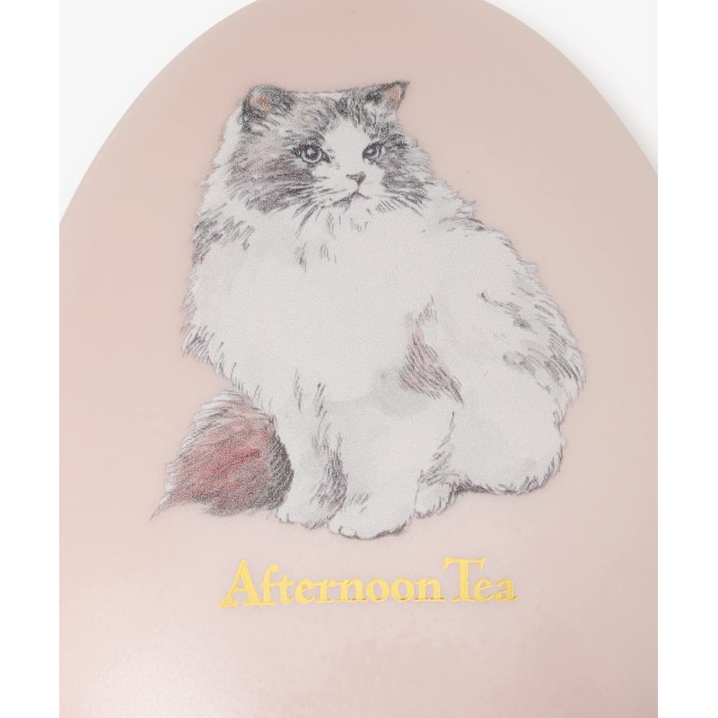 Afternoon Tea Living GH63 Cat Pattern Hair Brush, Pink