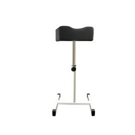 CHAOEEMY Pedicure Foot Rest Adjustable Manicure Height Technician Stand Stool with Non-Slip Legs Nail Equipment Salon Spa,Black