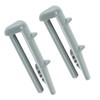 QUAILITAS Dishwasher Rail Cap Replacement [Pack of 2] Plastic Rear