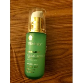 OLIOLOGY FACIAL OIL INFUSED WITH GLYCOLIC ACID ,GREEN TEA & SQUALANE