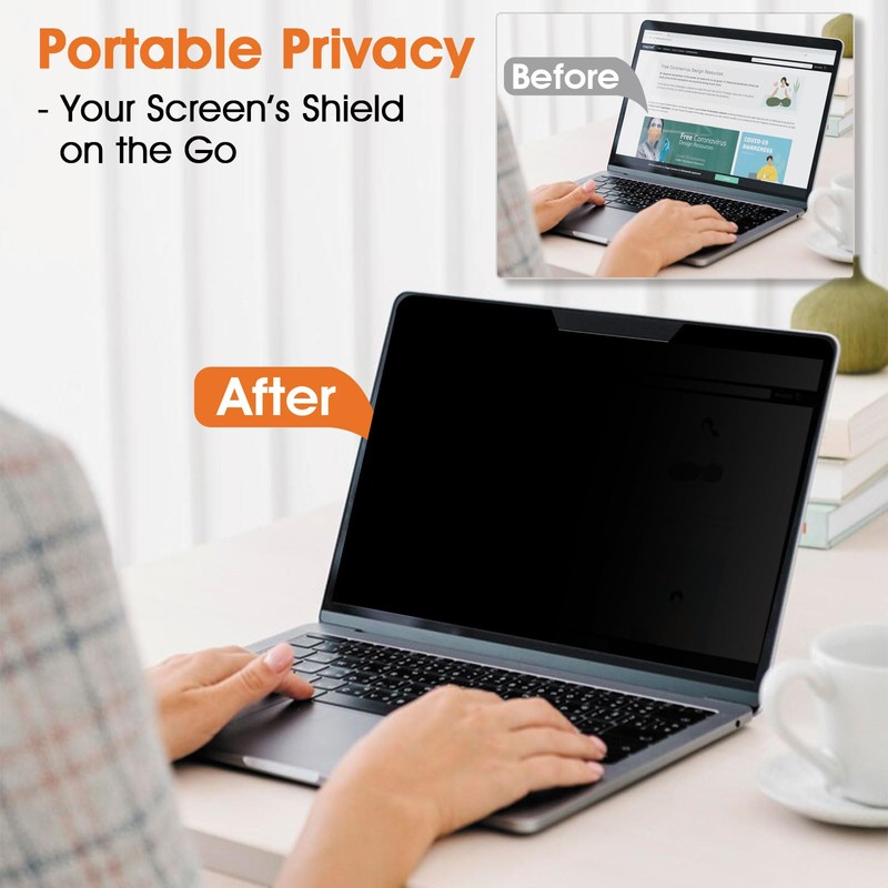 BSPROTE Magnetic Privacy Screen for 14 Inch MacBook Pro (2021-2025,